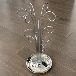 UMBRA Chrome Jewellery Display, Mirror Bijou Organizer, Necklace Bracelet Decor